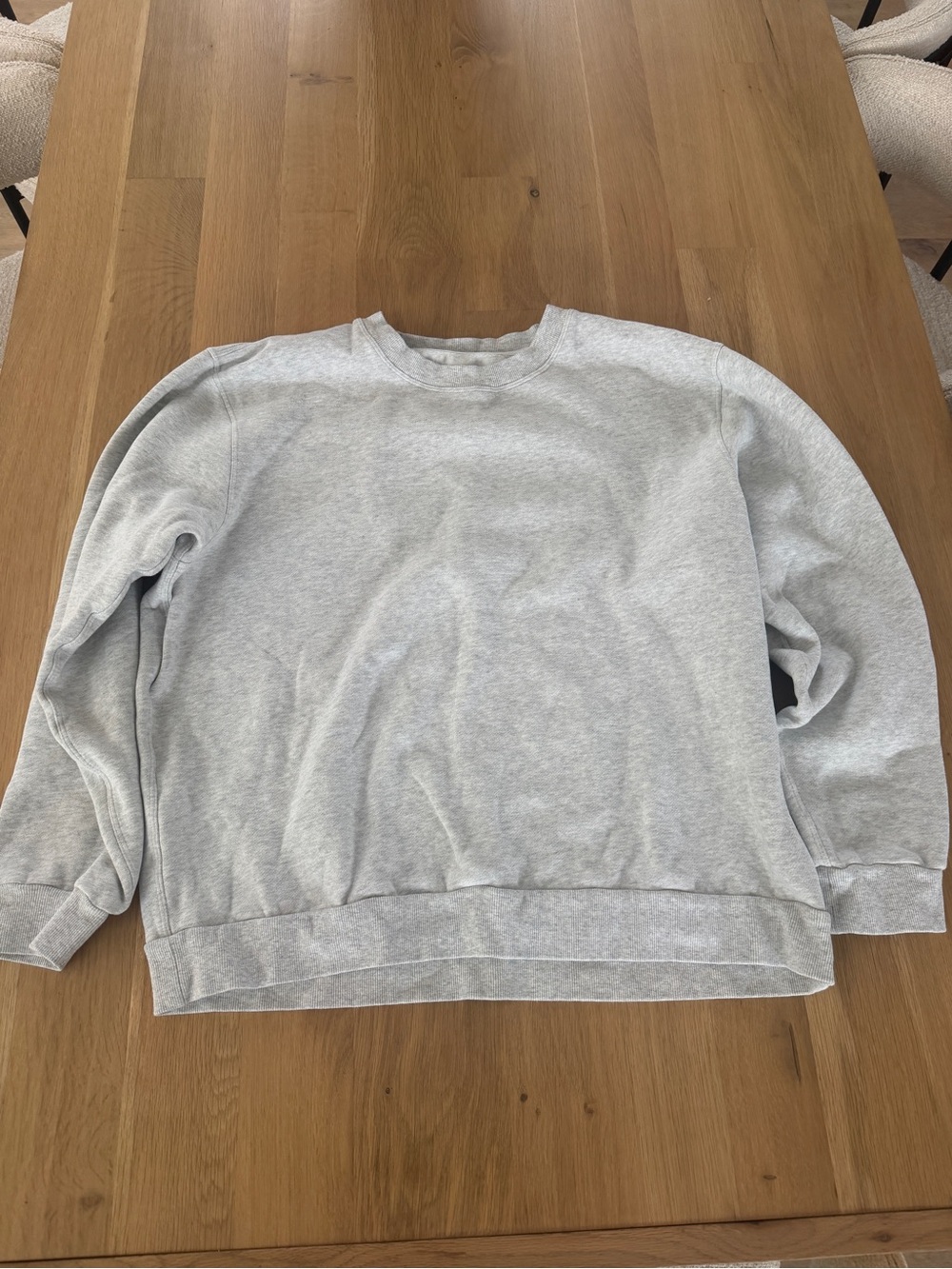lululemon athletica Light Heather Grey Crewneck Sweatshirt